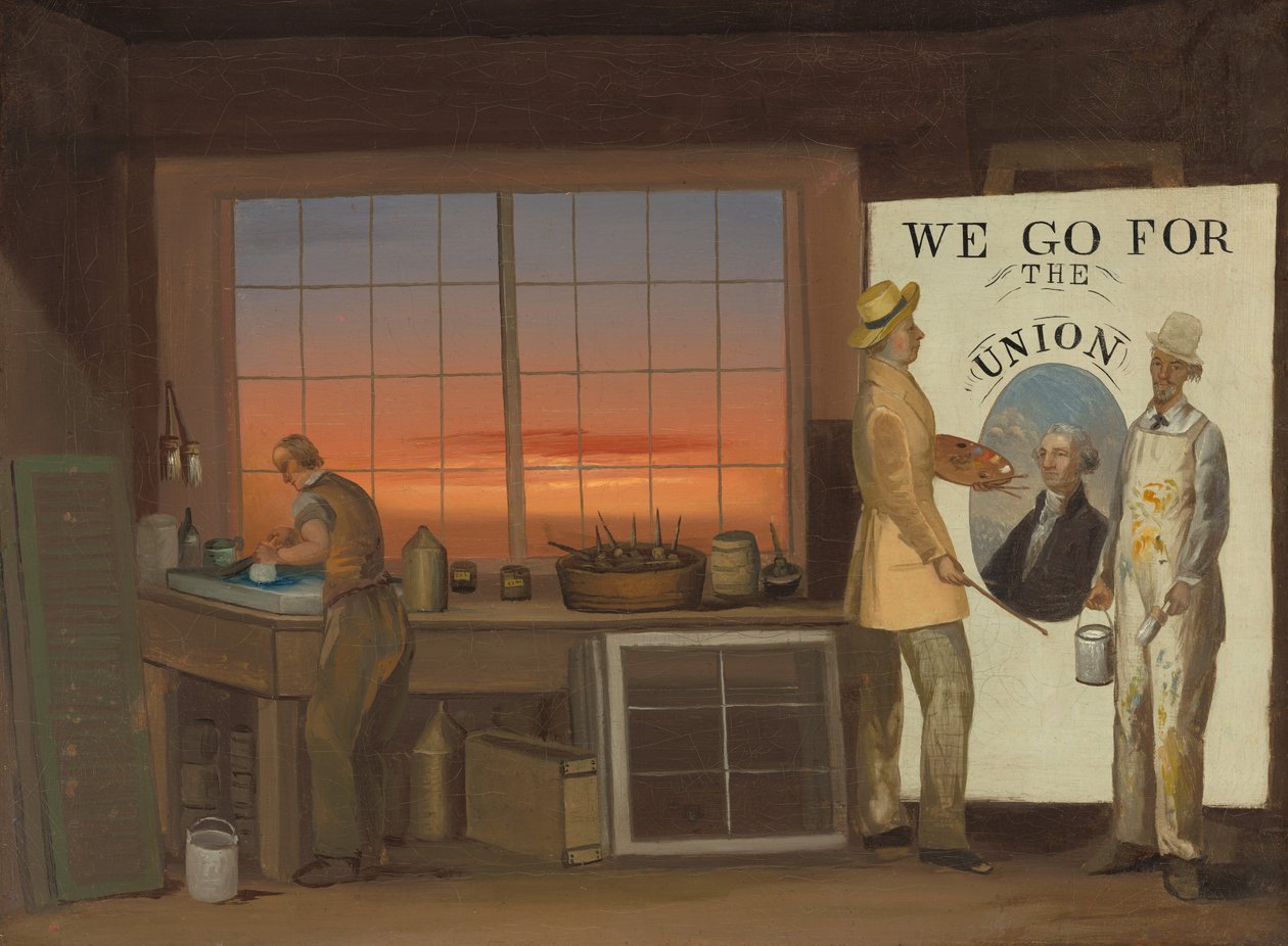 Vi går for unionen, ca. 18401850. av Unbekannt