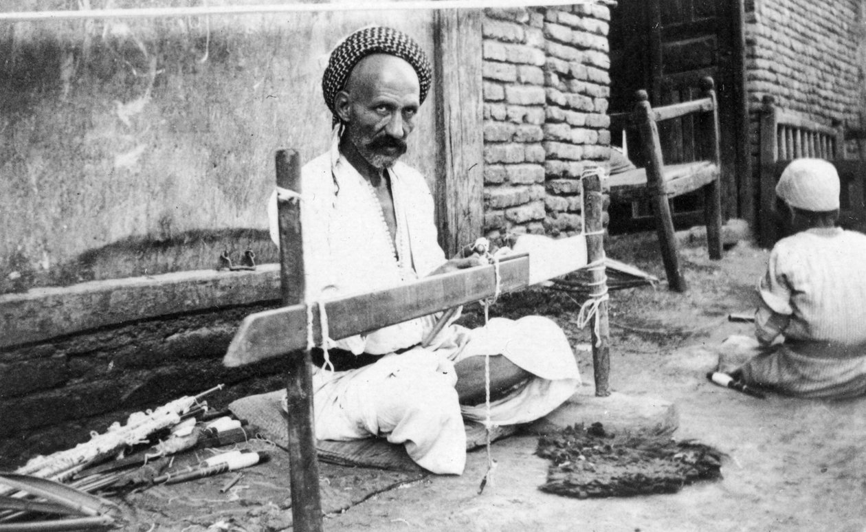 Weaver, Muttra, 1917 av Unbekannt