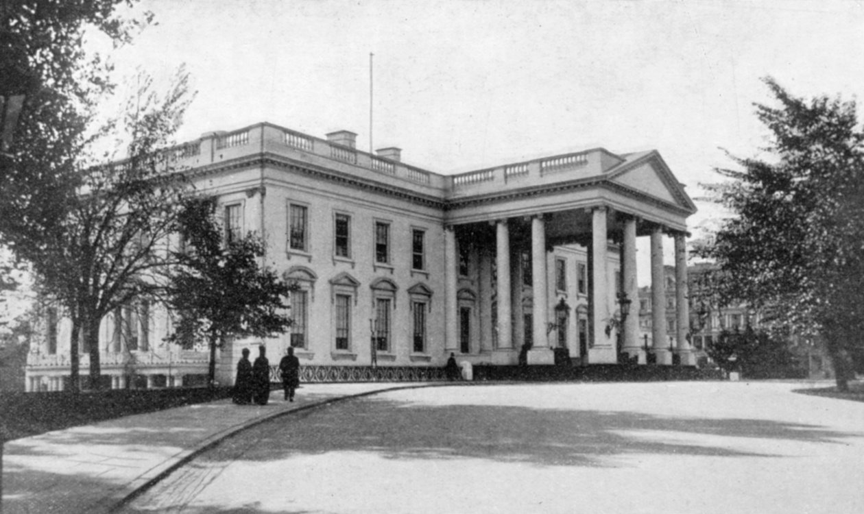 Det hvite hus, Washington, USA, 1901 av Unbekannt