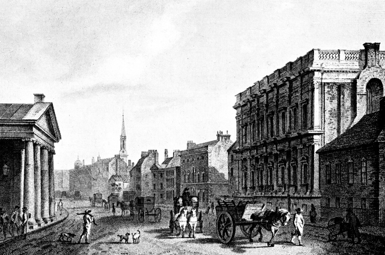 Whitehall, 1700-tallet, c1902-1905 av Unbekannt