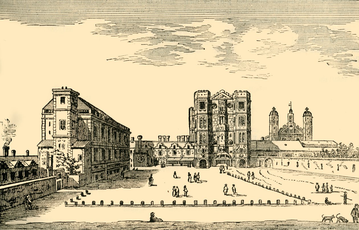 Whitehall rundt 1650, 1881. av Unbekannt