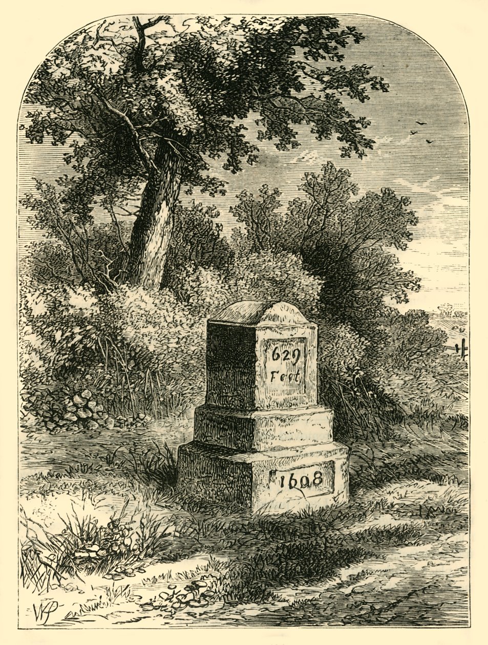 Whittingtons Stone i 1820, c1876. av Unbekannt