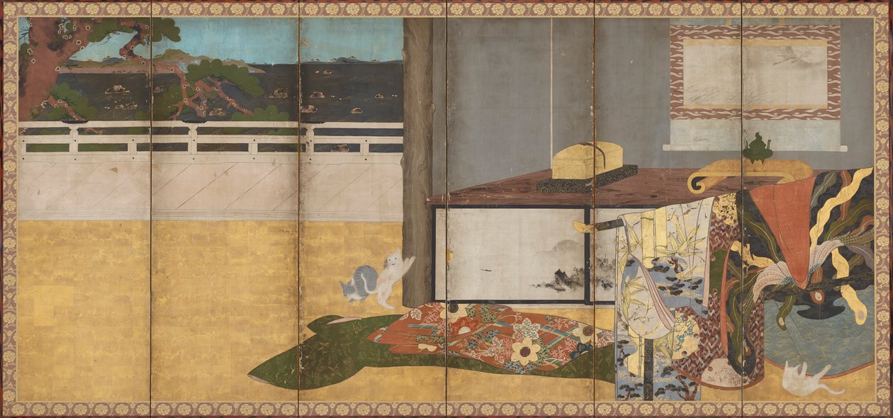 Whose Sleeves, Edo-periode, 1700-tallet. av Unbekannt