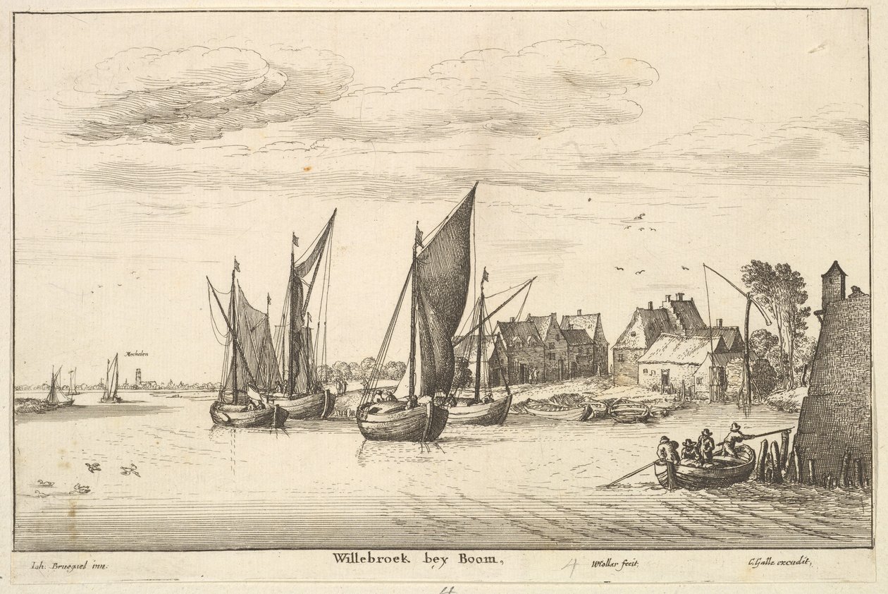 Willebroeck bey Boom, 1651. av Unbekannt