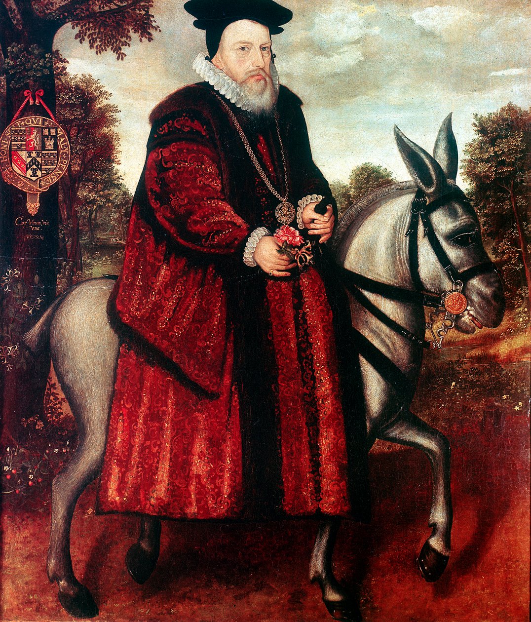William Cecil, 1. baron Burghley 1520-1598, engelsk statsmann av Unbekannt