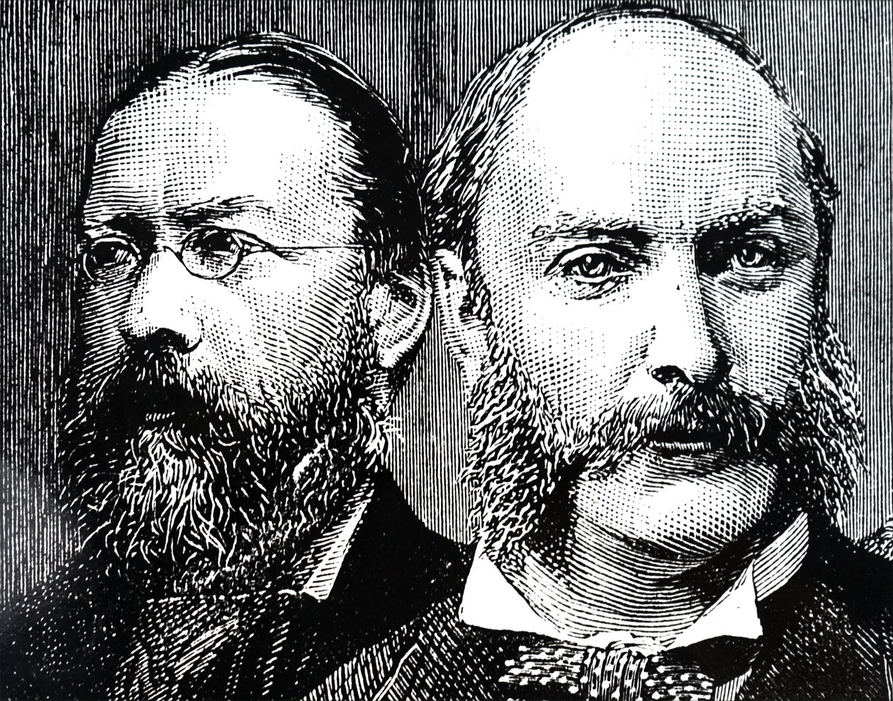 William Henry Preece og John William Strutt. av Unbekannt