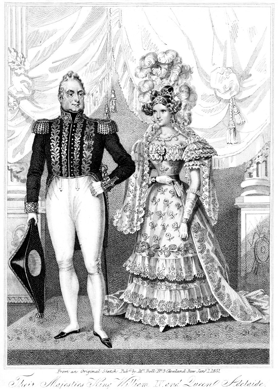William IV og dronning Adelaide, 1881 av Unbekannt