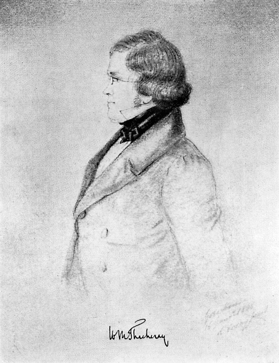 William Makepeace Thackeray , anglo-indisk forfatter, 1912 av Unbekannt