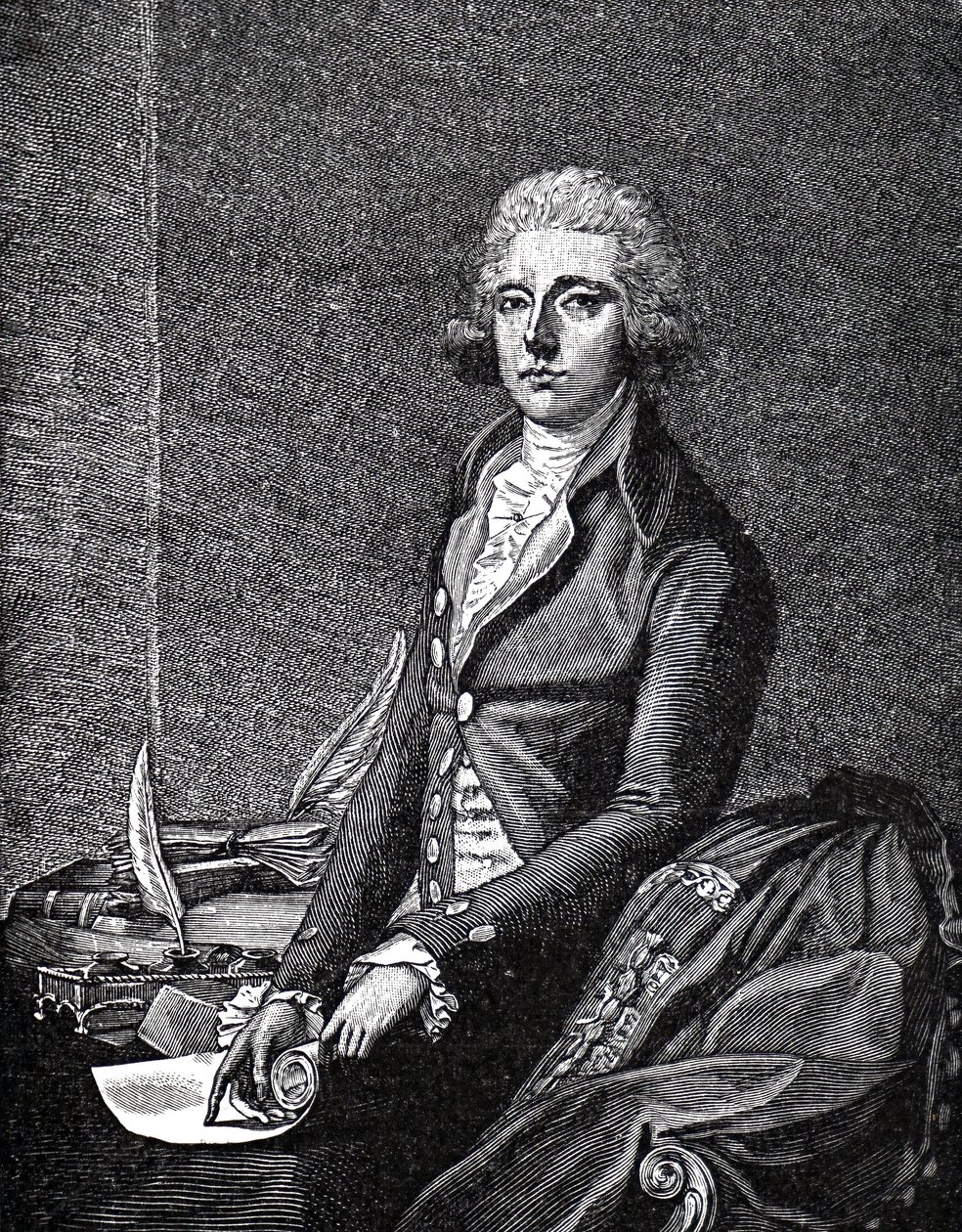 William Pitt den yngre. av Unbekannt