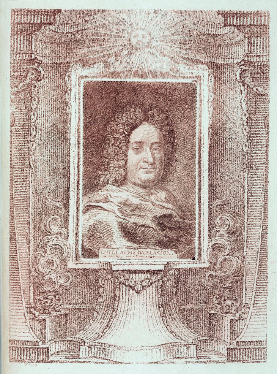 William Wollaston , engelsk filosof, ca 1700 av Unbekannt