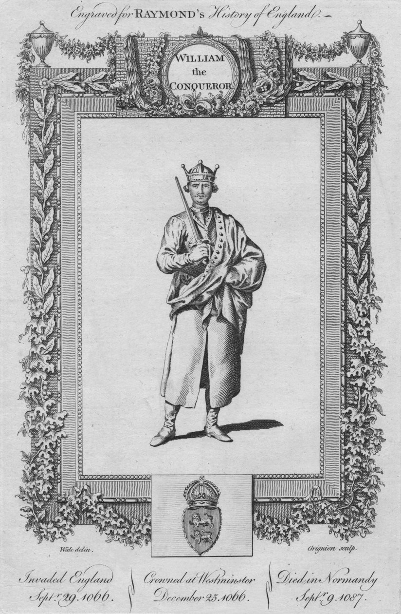 Vilhelm Erobreren, c1787 av Unbekannt