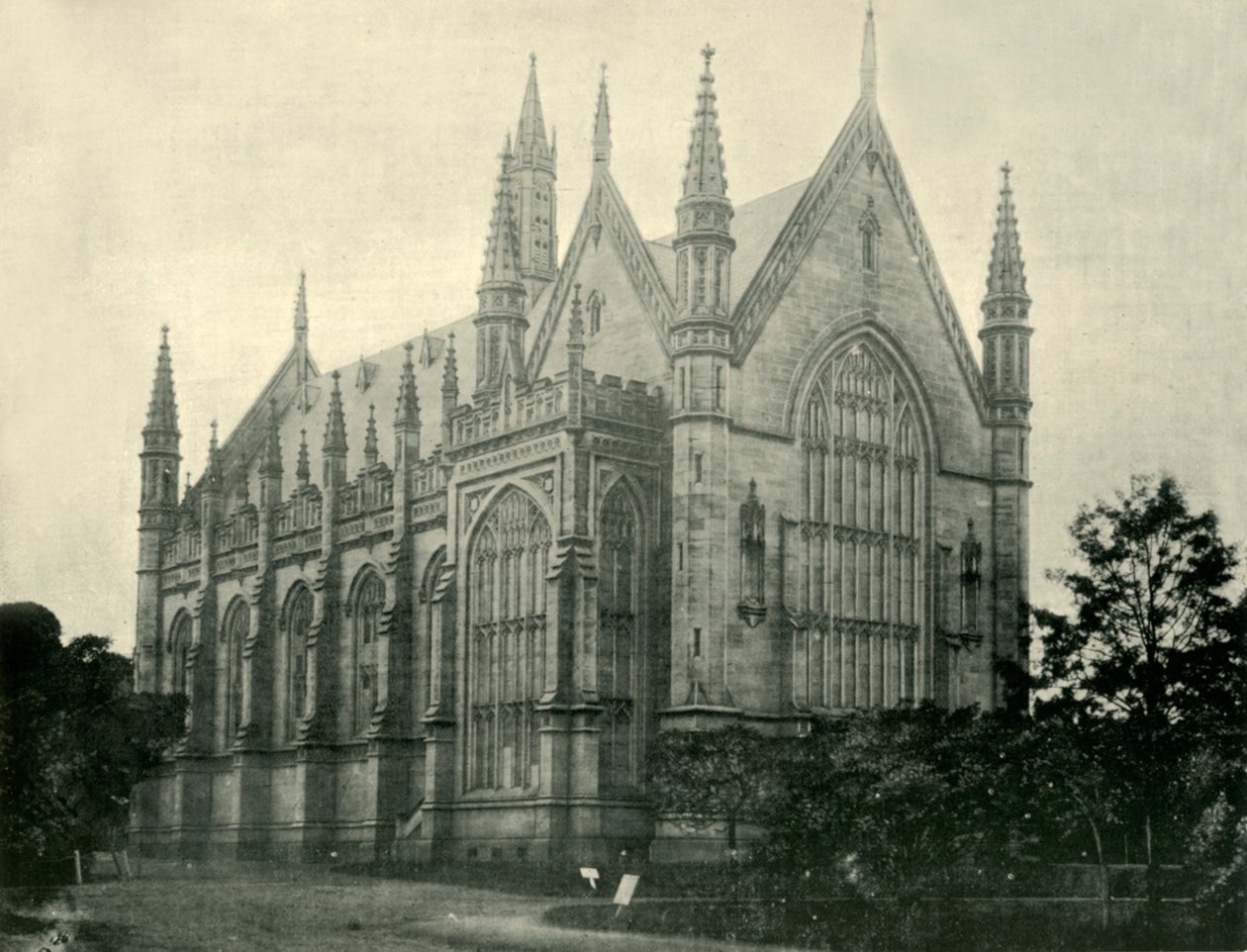 Wilson Hall, Melbourne University, 1901. av Unbekannt