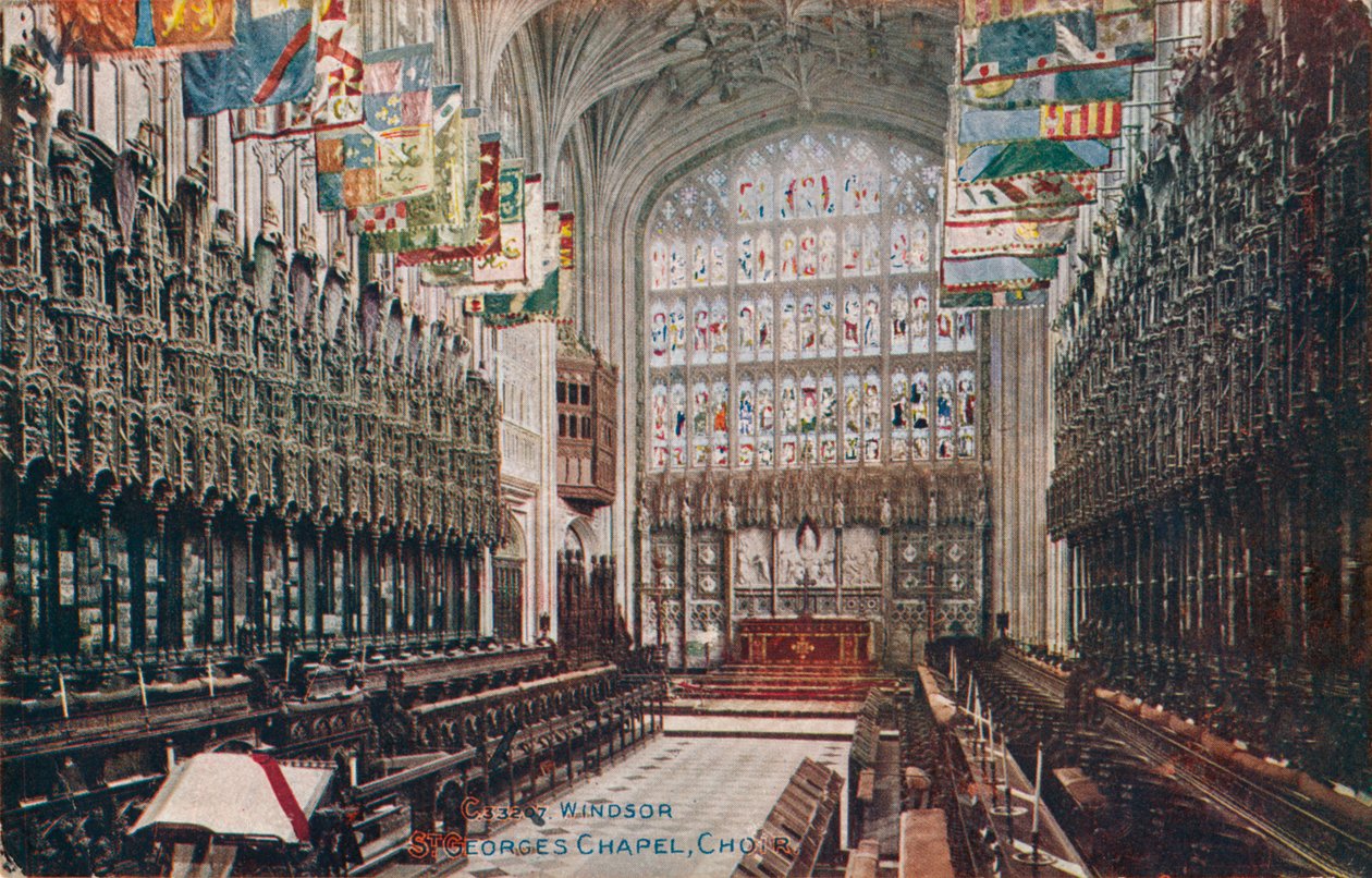 Windsor, St. Georges kapell, kor c1916 av Unbekannt