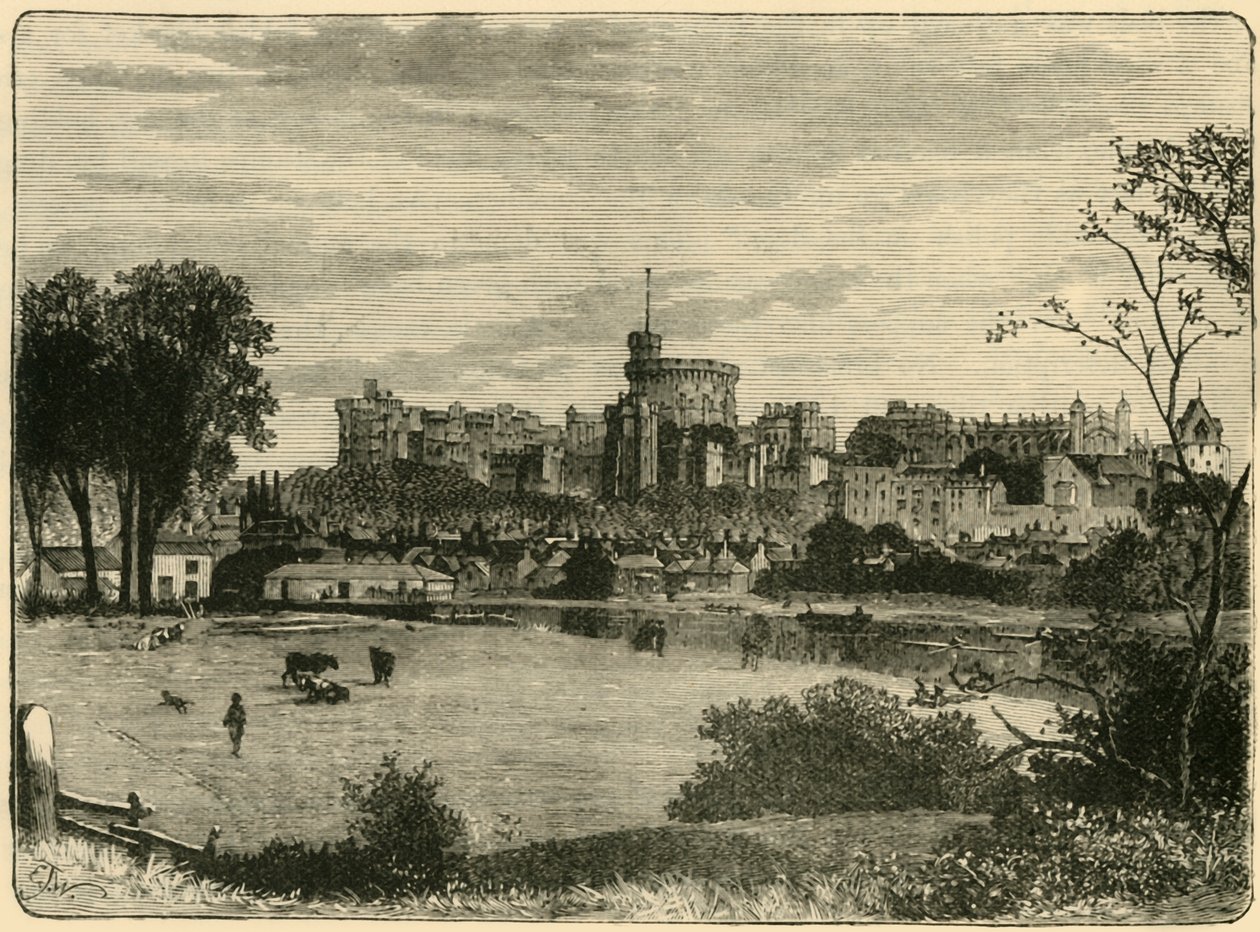 Windsor, fra Brocas, 1898. av Unbekannt