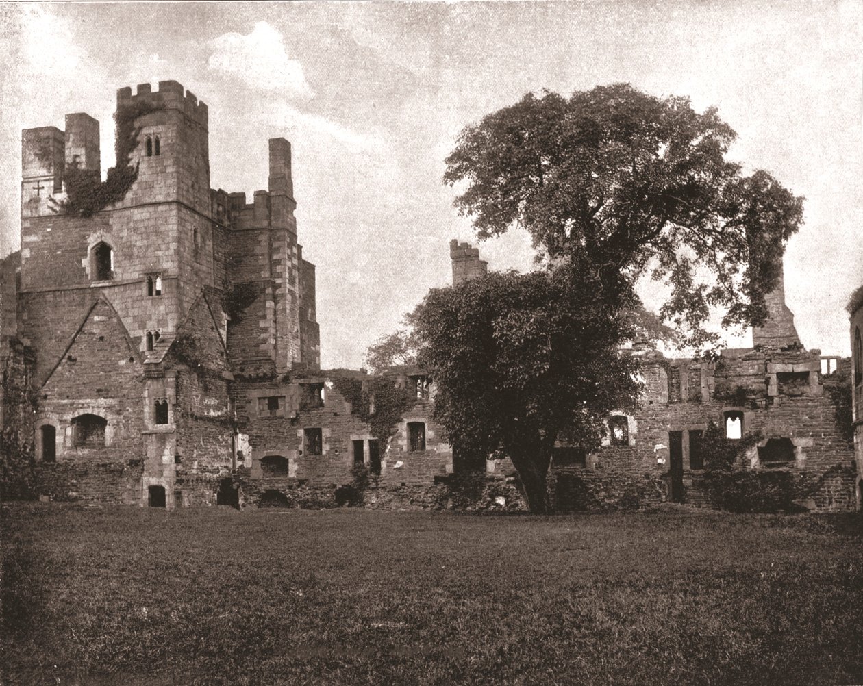 Wingfield Manor, nær Alfreton, Derbyshire, 1894. av Unbekannt