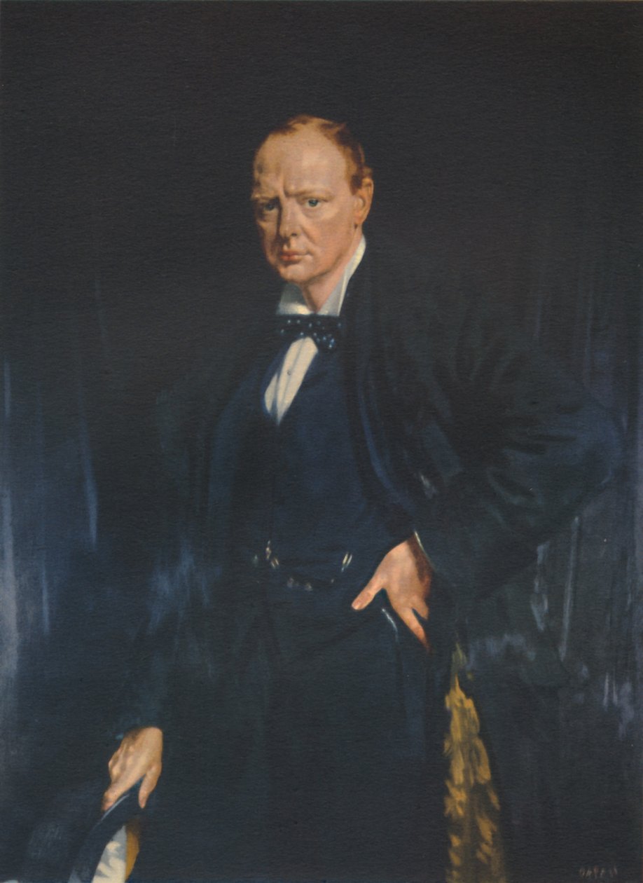 Winston Churchill, c1916, 1941 av Unbekannt