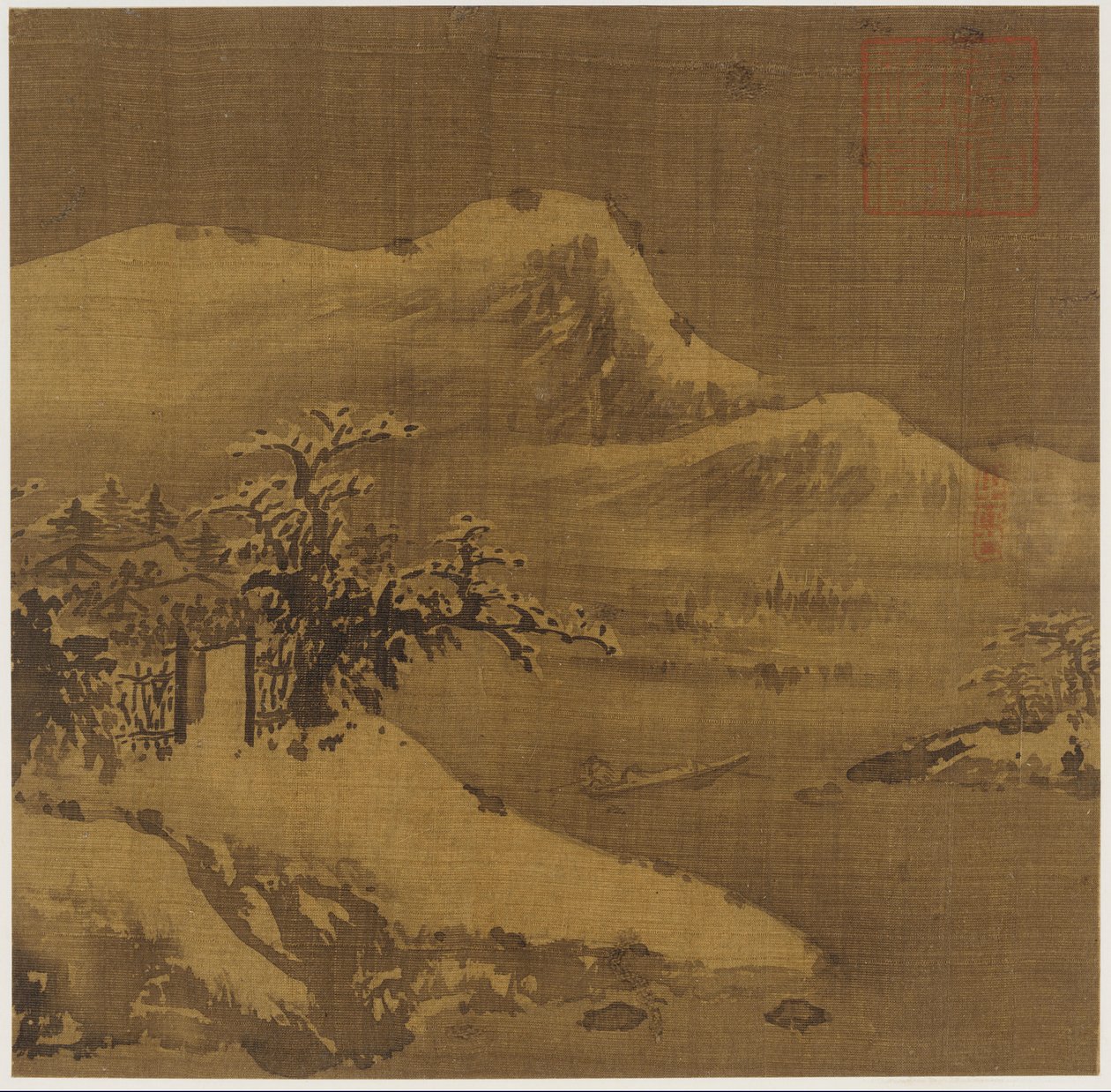 Vinterlandskap, Ming-dynastiet, 1368-1644. av Unbekannt