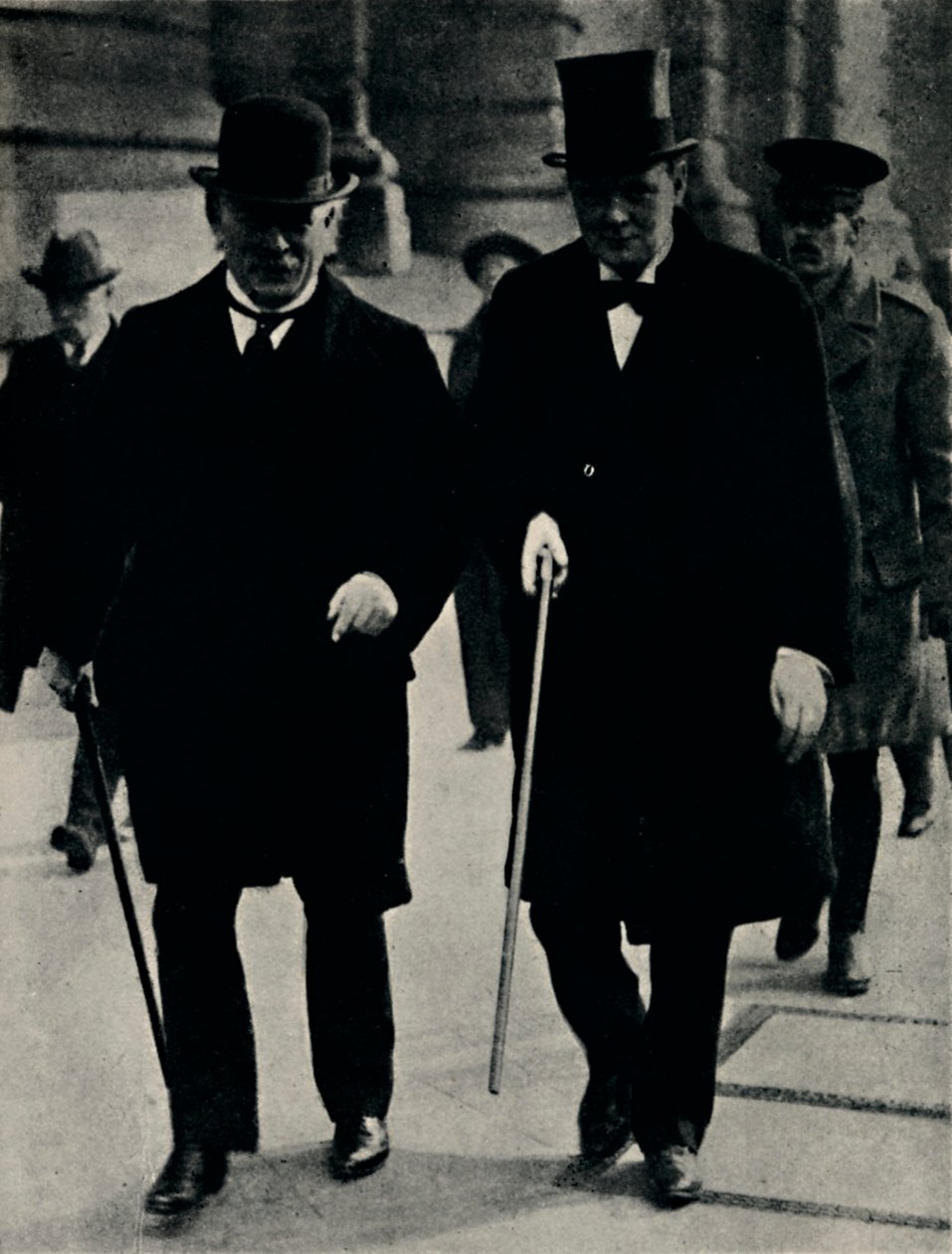 Med David Lloyd George, 1917, 1945. av Unbekannt