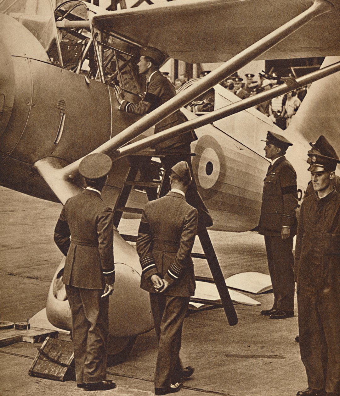 Med Royal Air Force, 1937 av Unbekannt