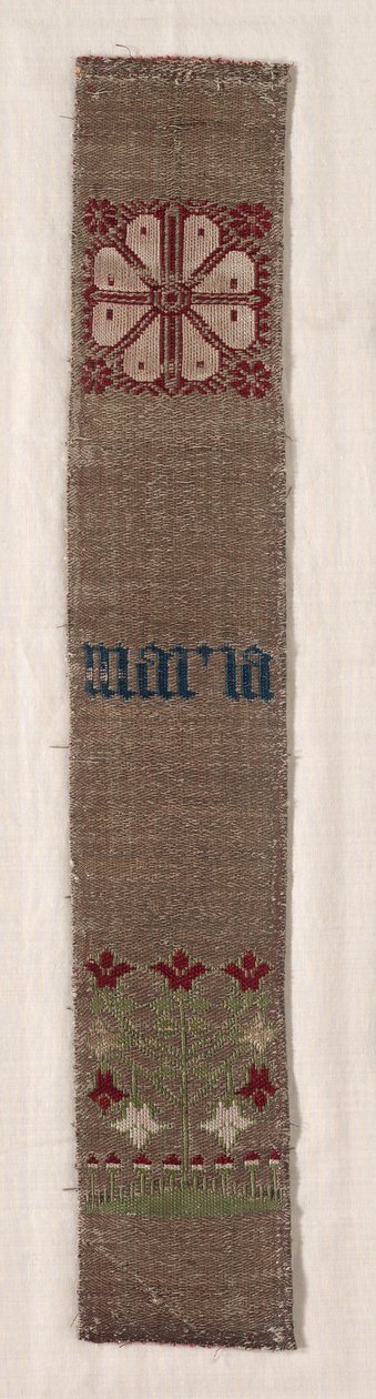 Vevd bånd, 1300-1400-tallet. av Unbekannt