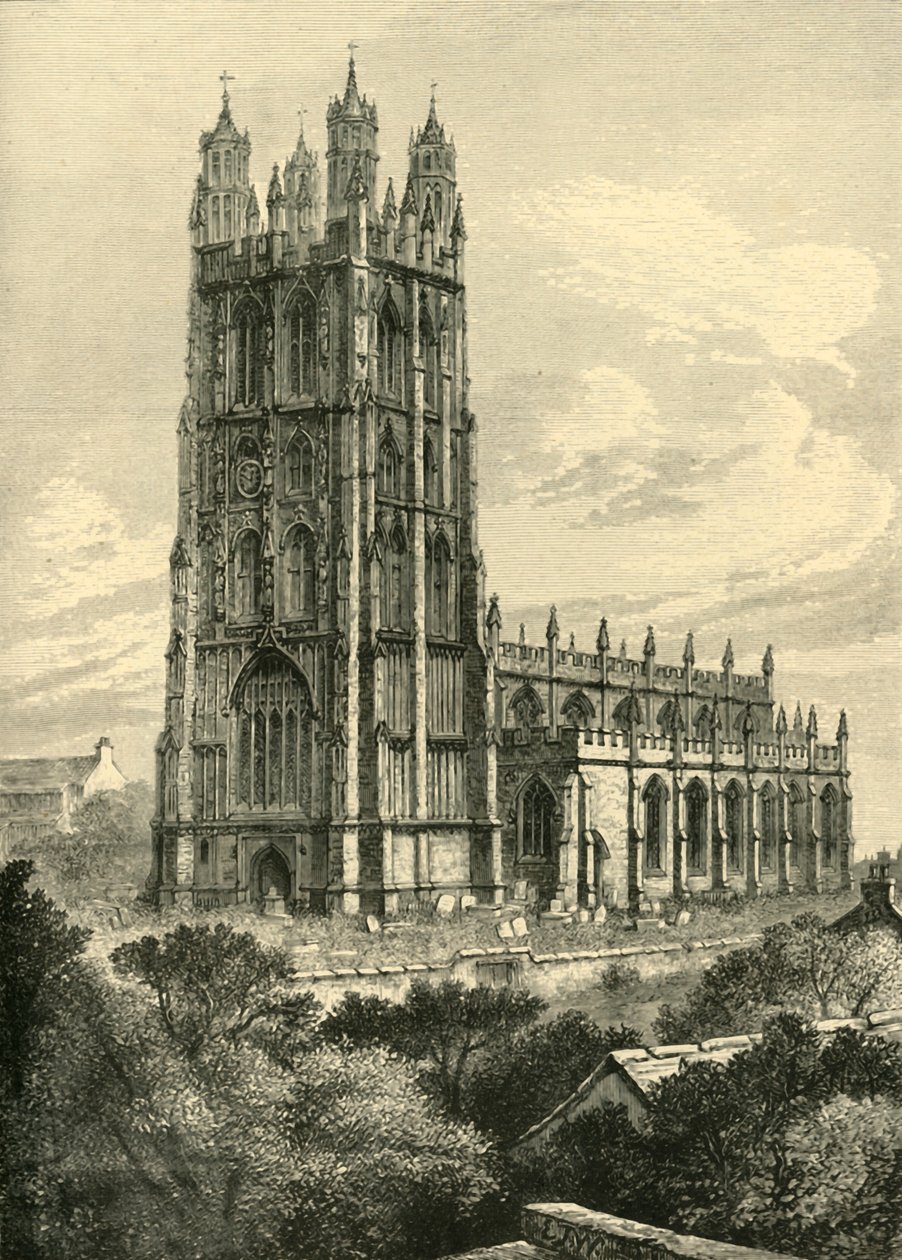 Wrexham kirke, 1898. av Unbekannt