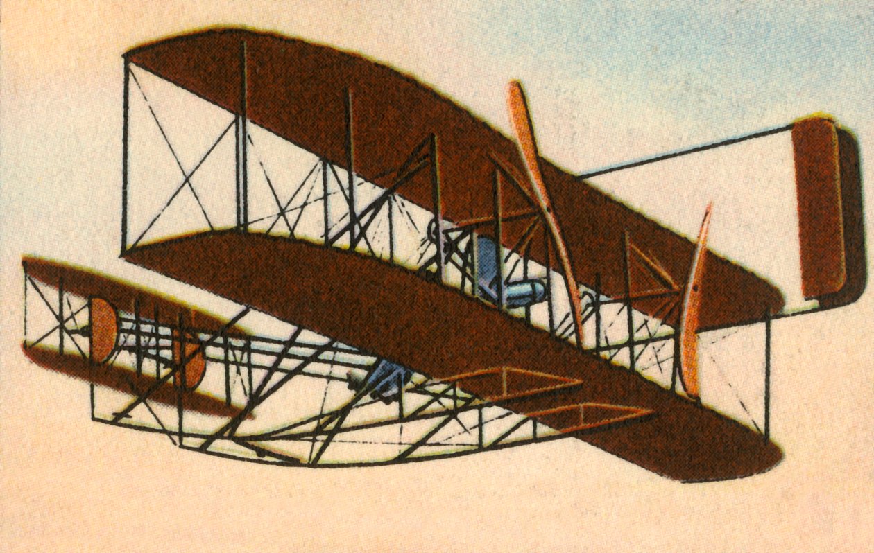 Wright brothers flyer, c1903, 1932. av Unbekannt