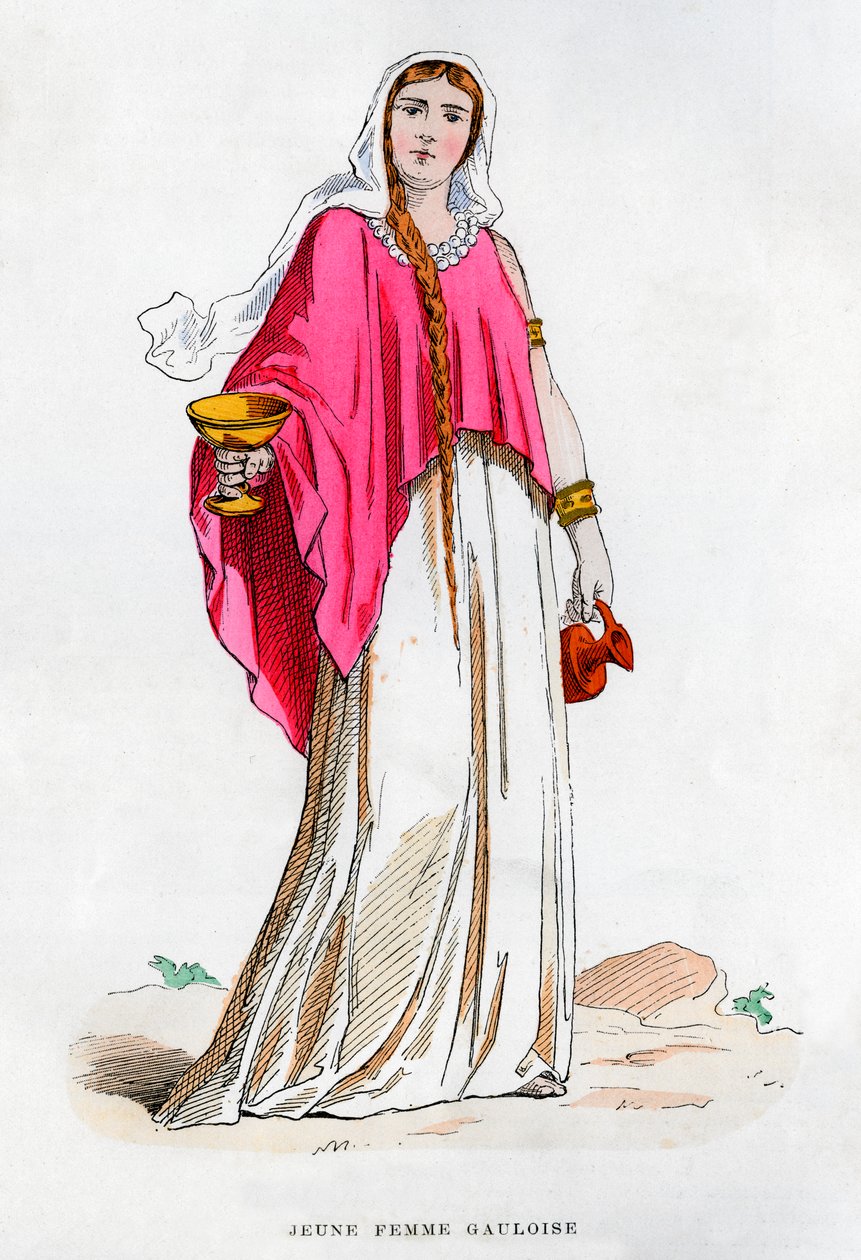 Ung kvinnelig Gallia, 1882-1884 av Unbekannt