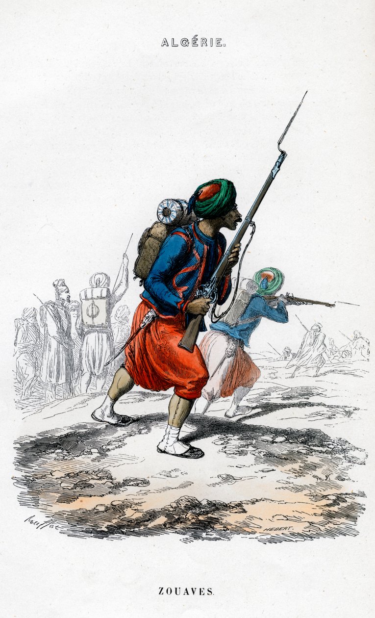 Zouaves, fransk hær i Algerie av Unbekannt