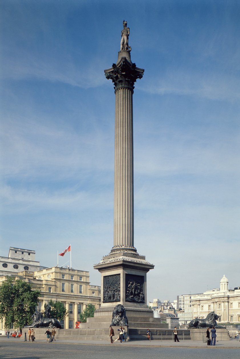 Nelsons Column, bygget 1840-43 av Unbekannt Unbekannt