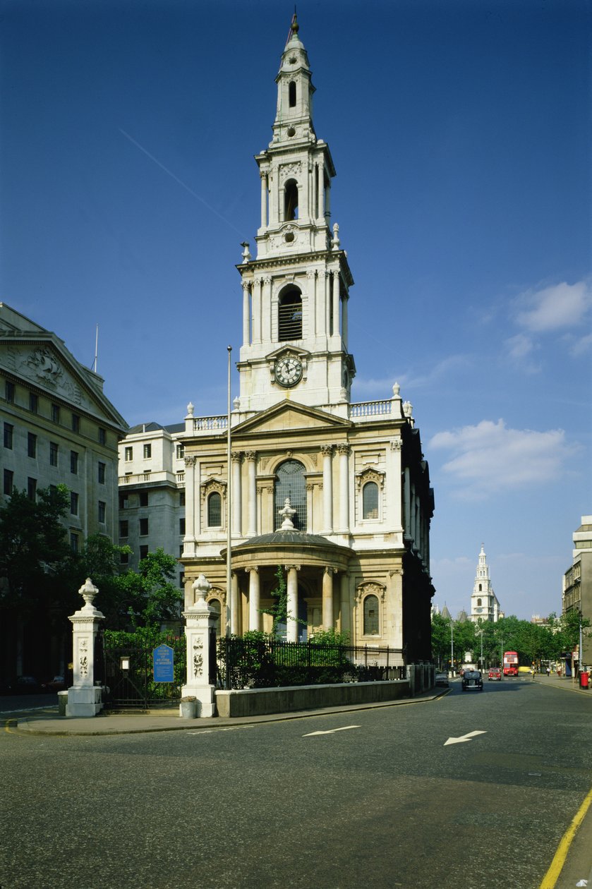 St. Mary-le-Strand, London av Unbekannt Unbekannt