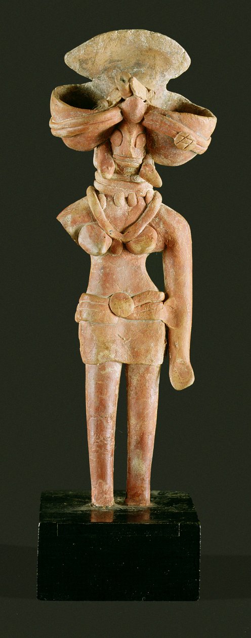 Terrakotta modergudinne, Mohenjodaro, 2300-1750 f.Kr av Unbekannt Unbekannt