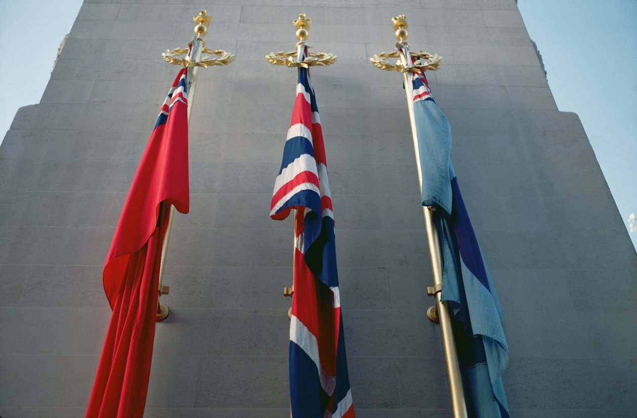Union Jacks på Cenotaph, London av Unbekannt Unbekannt