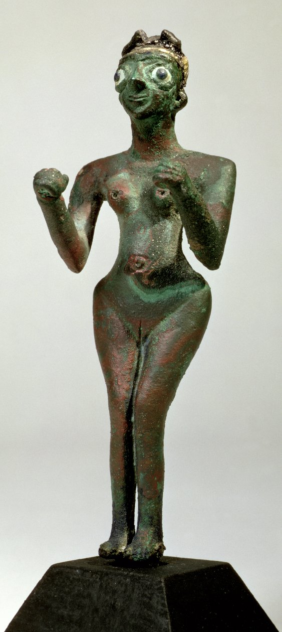 A Goddess of Mari, tidlig dynastisk periode, ca. 25.-24. århundre f.Kr av Unbekannt Unbekannt