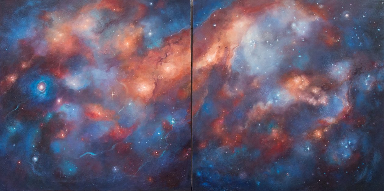 Cosmos I & II, 2017, av Unbekannt Unbekannt