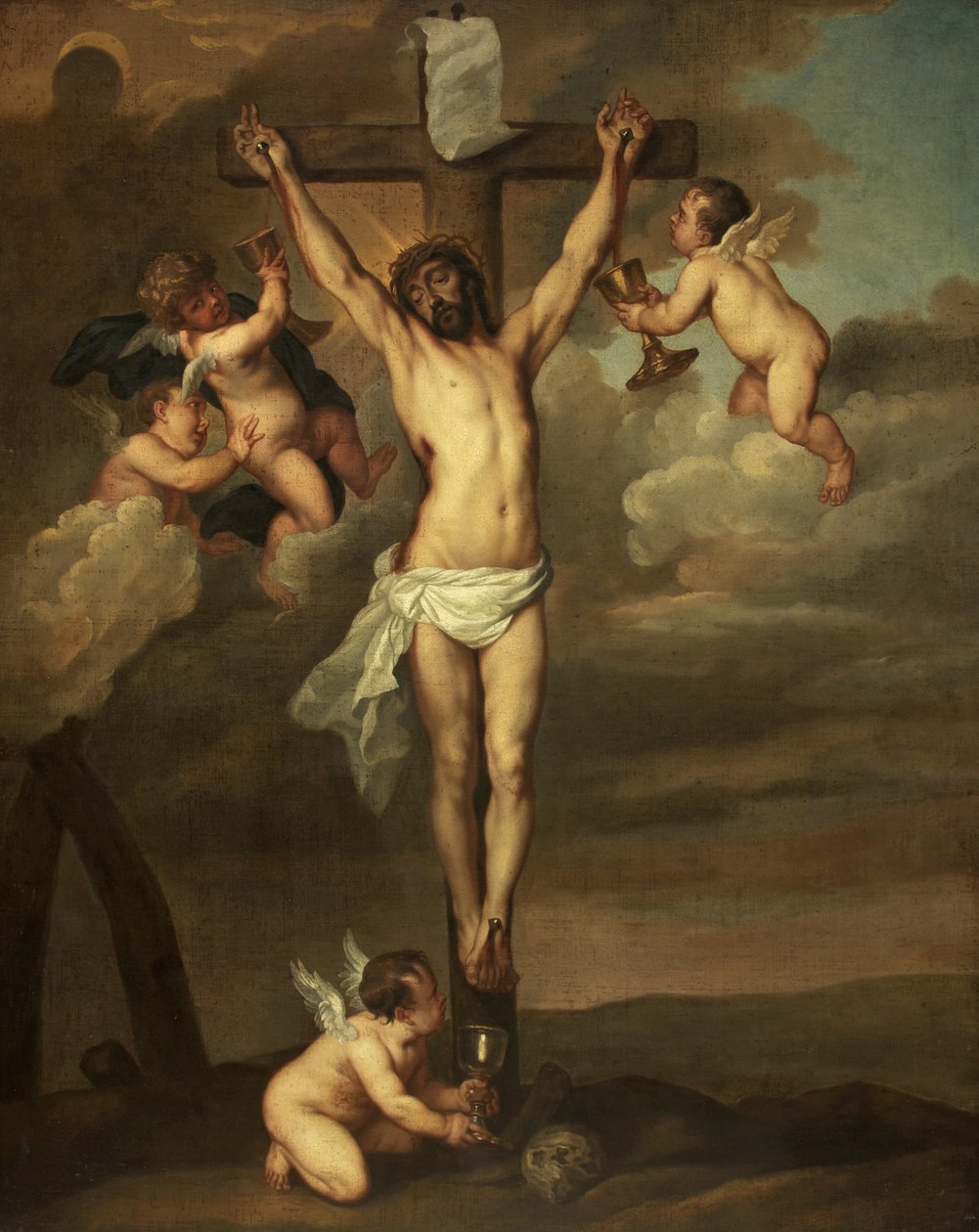 Korsfestelse, 1645-50 av Unbekannt Unbekannt