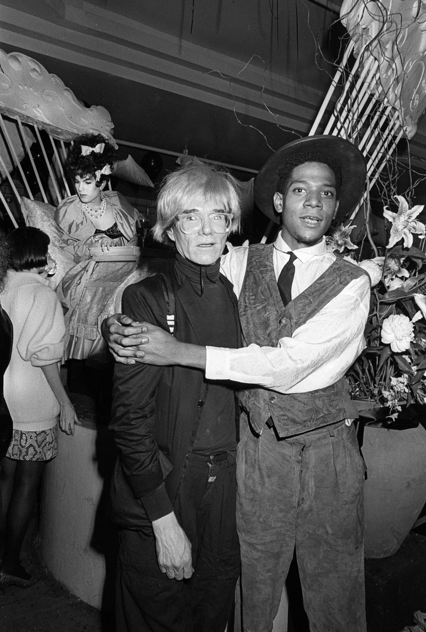 Jean-Michel Basquiat og Andy Warhol, Area, New York, 1984 av Unbekannt Unbekannt