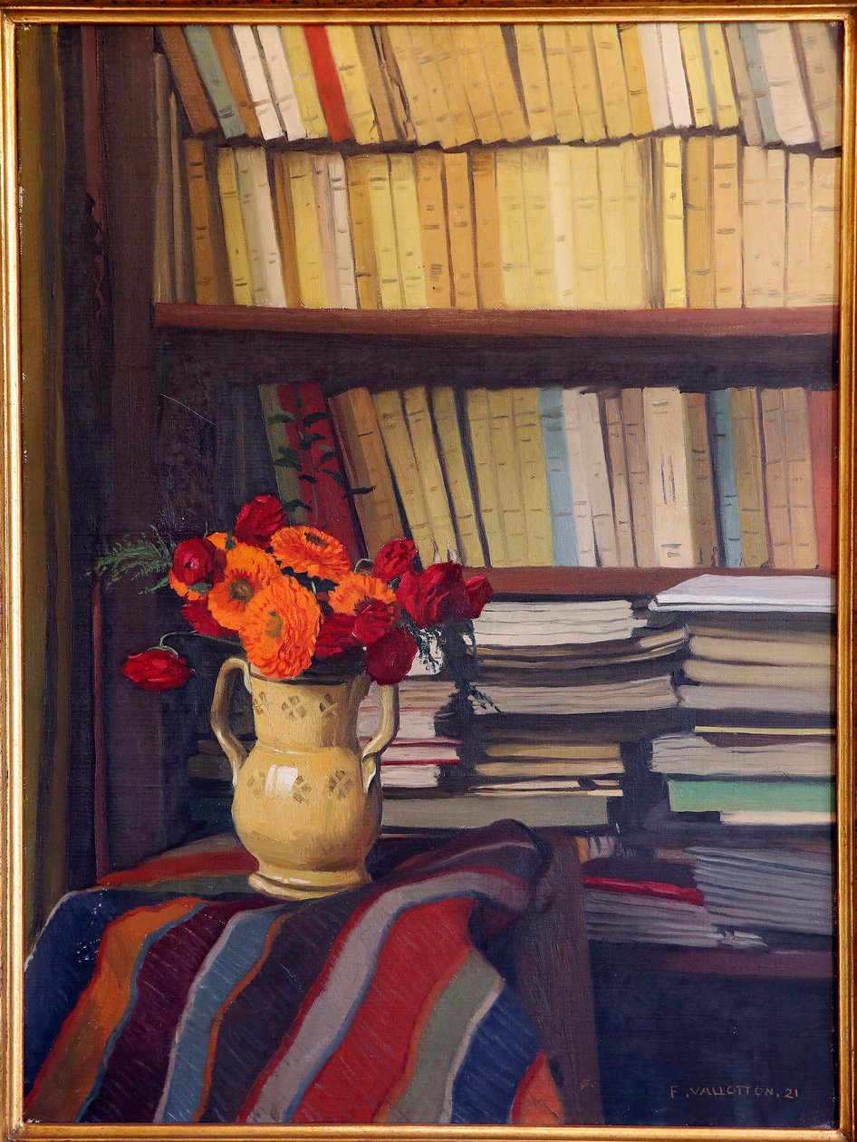 Maurice Denis museum, Saint Germain en Laye, Frankrike, Felix Vallotton, biblioteket av Unbekannt Unbekannt