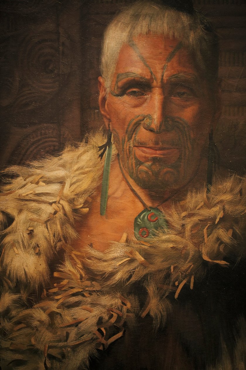 Perema Te Pahau, beinskraperen, 1904 av Unbekannt Unbekannt