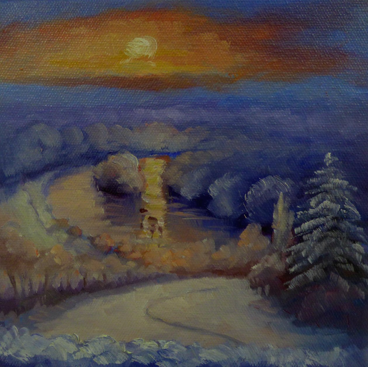 Petersham vinter, 2018 av Unbekannt Unbekannt