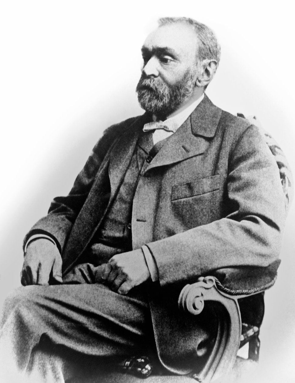 Portrett av Alfred Nobel, verden, ca. 1893 av Unbekannt Unbekannt