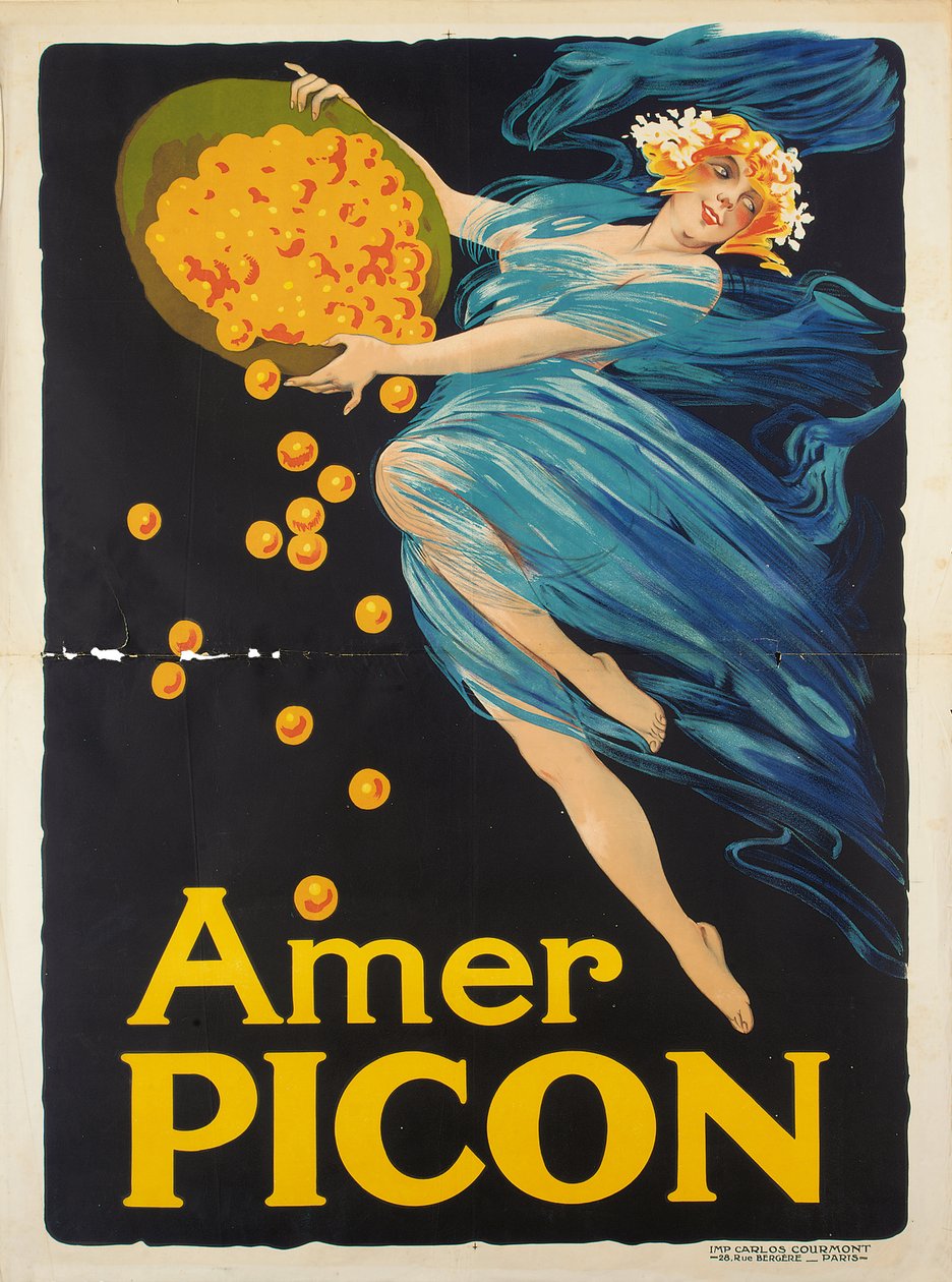 Reklameplakat for aperitiff Amer Picon av Unbekannt