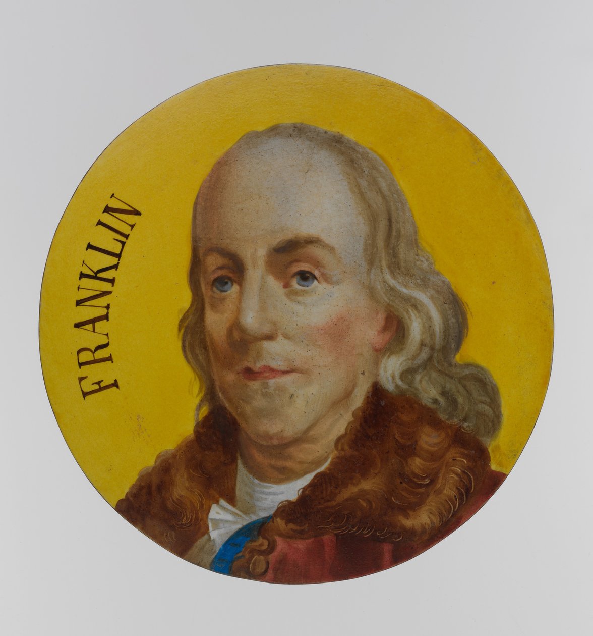 Benjamin Franklin (fajanse) av Unbekannt