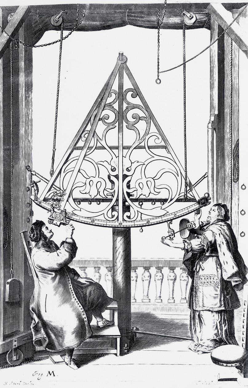 Messingsekstant, c 1658-1673 av Unbekannt