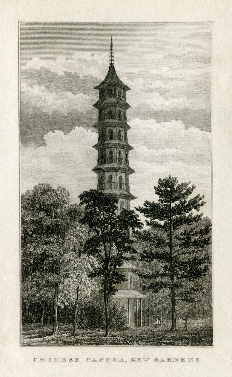 Chinese Pagoda, Kew Gardens av Unbekannt