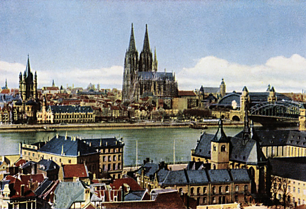 Köln: katedral og by av Unbekannter Künstler