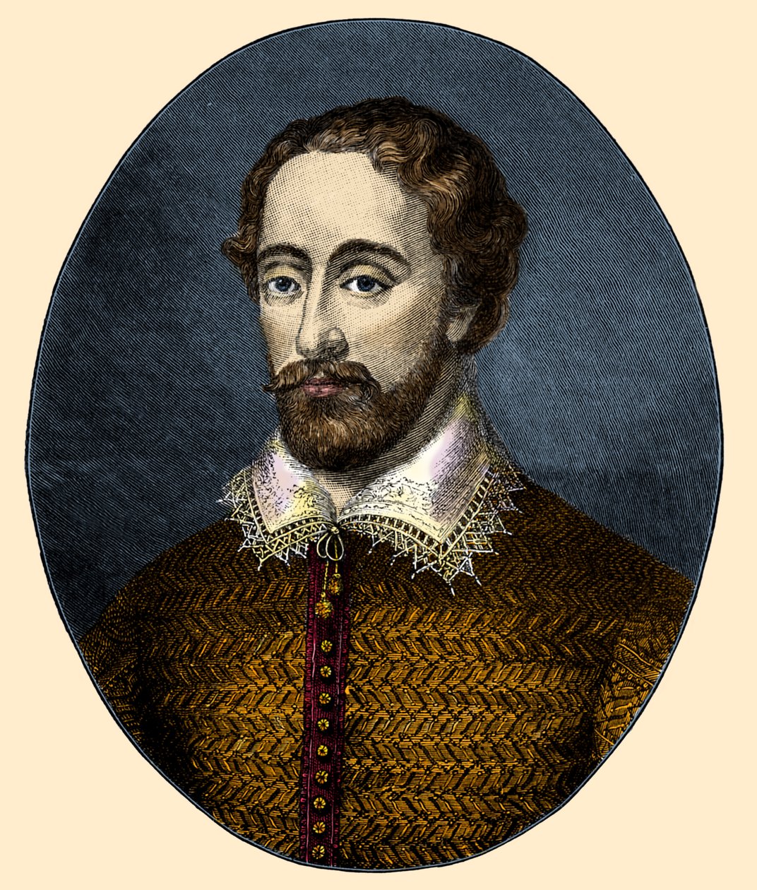 Edmund Spenser av Unbekannter Künstler