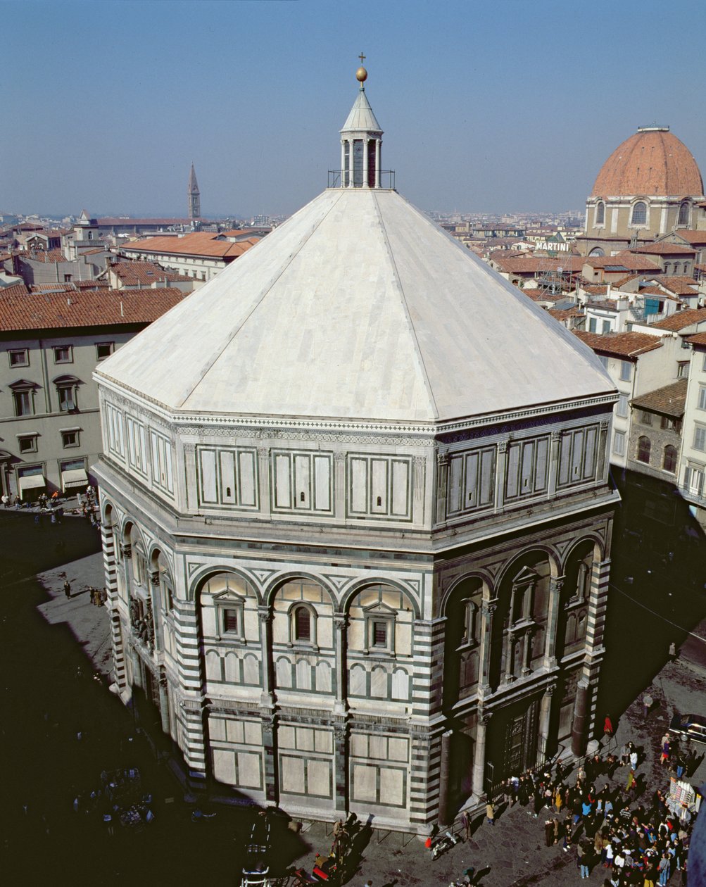 Florence Baptistery utvendig utsikt (bilde) av Unbekannt
