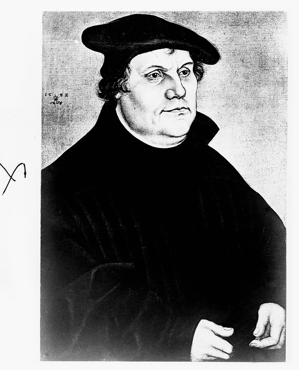 Den tyske reformatoren Martin Luther av Unbekannter Künstler
