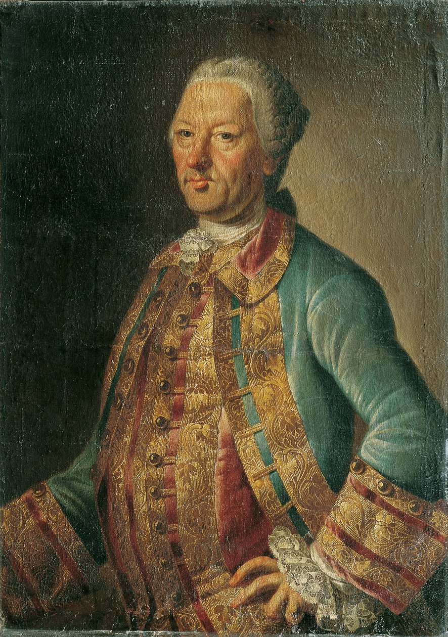portrett av en gentleman av Unbekannter Künstler