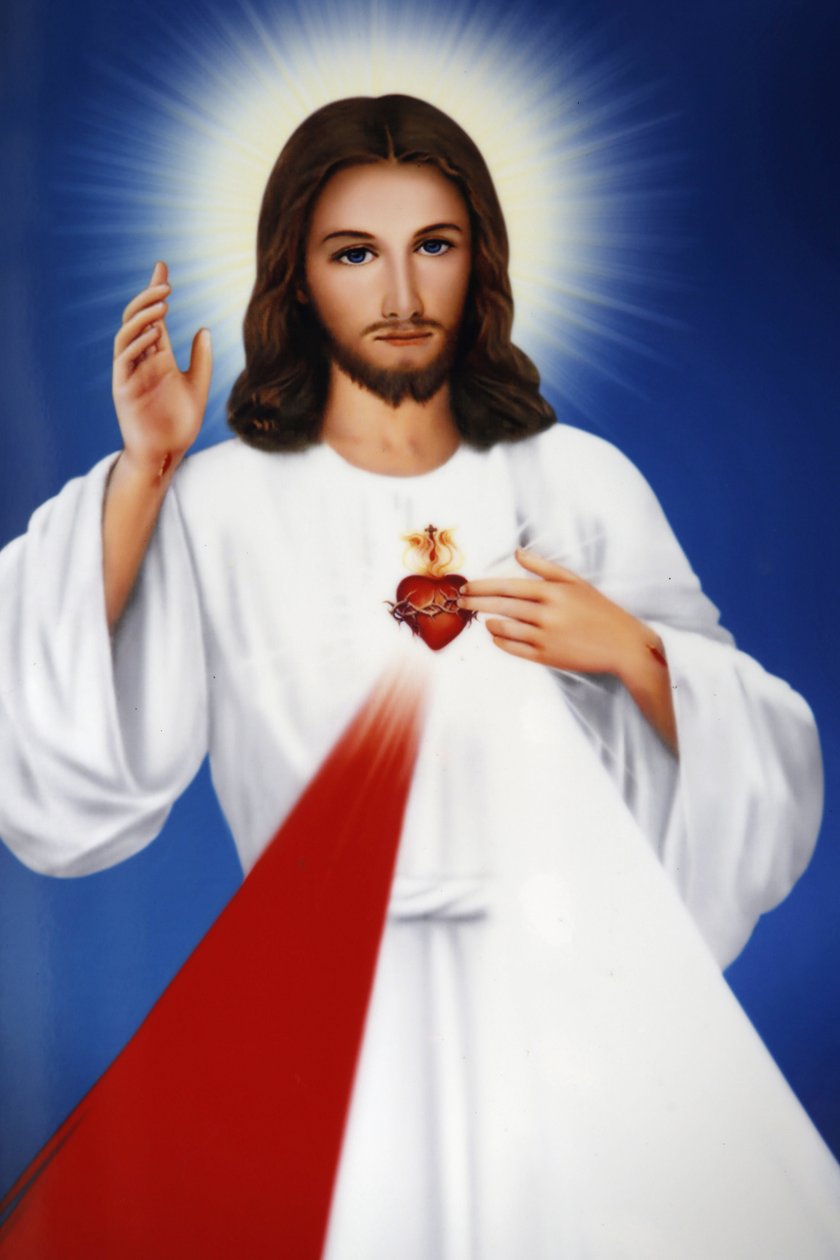 Jesu Kristi hellige hjertebilde. Kambodsja av Unbekannt